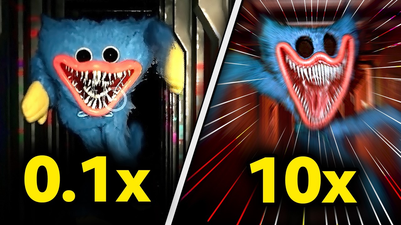 Poppy Playtime, but the games keep getting FASTER