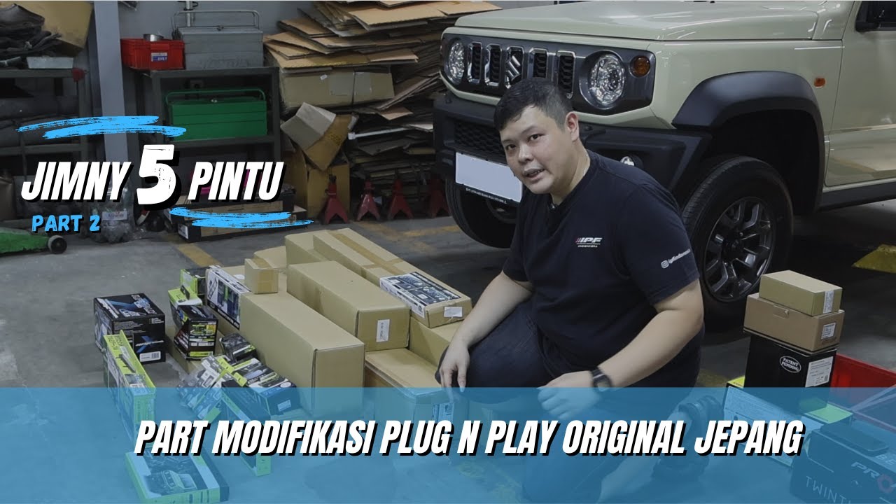 PASANG PARTS ORIGINAL JEPANG DI JIMNY 5 PINTU