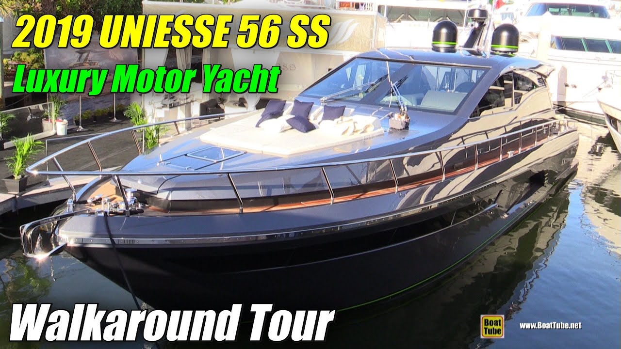 2019 Uniesse 56 SS Luxury Yacht - Deck and Interior Walkaround - 2018 Fort Lauderdale Boat Show