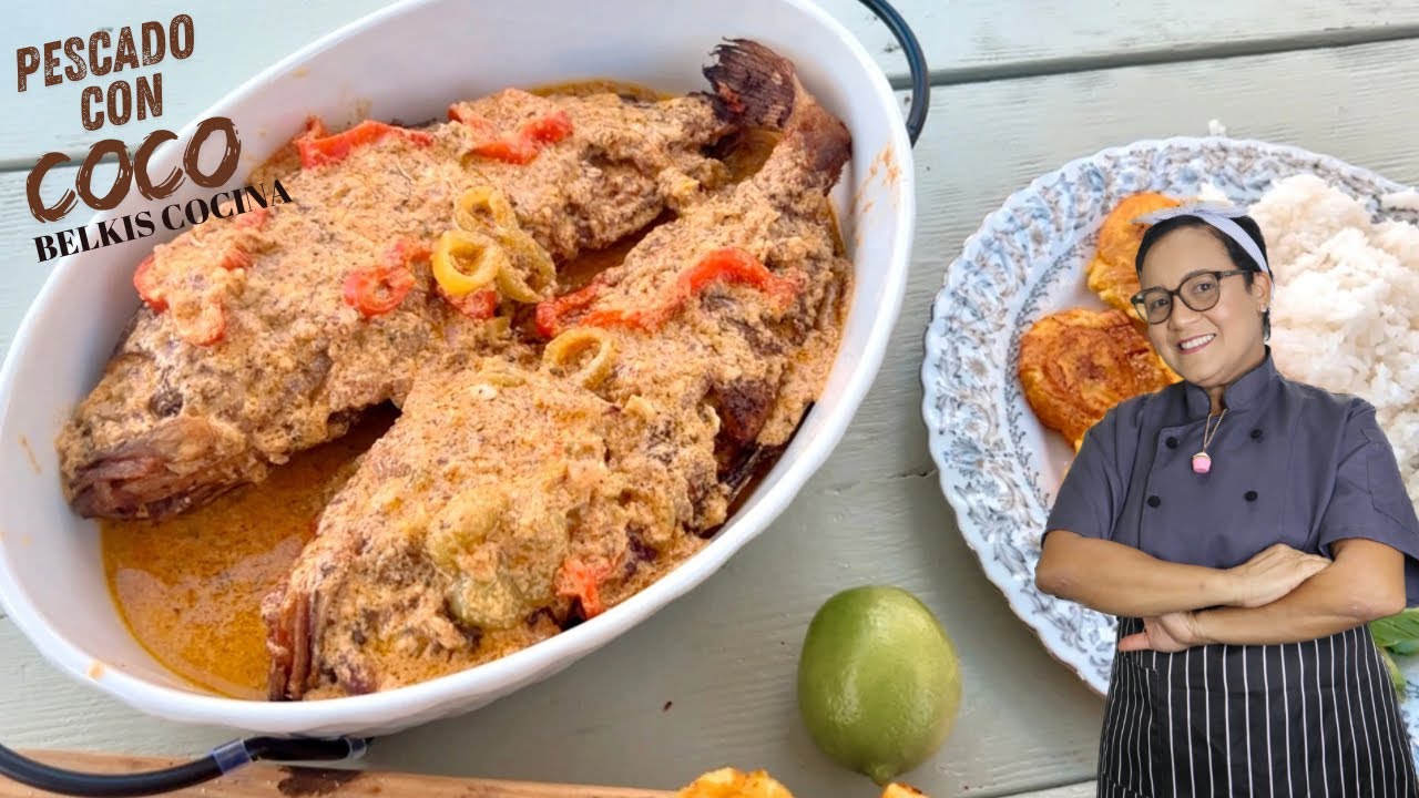 CÓMO HACER PESCADO 🐟 FRITO CON SALSA DE COCO 🥥/ VLOG DE COCINA