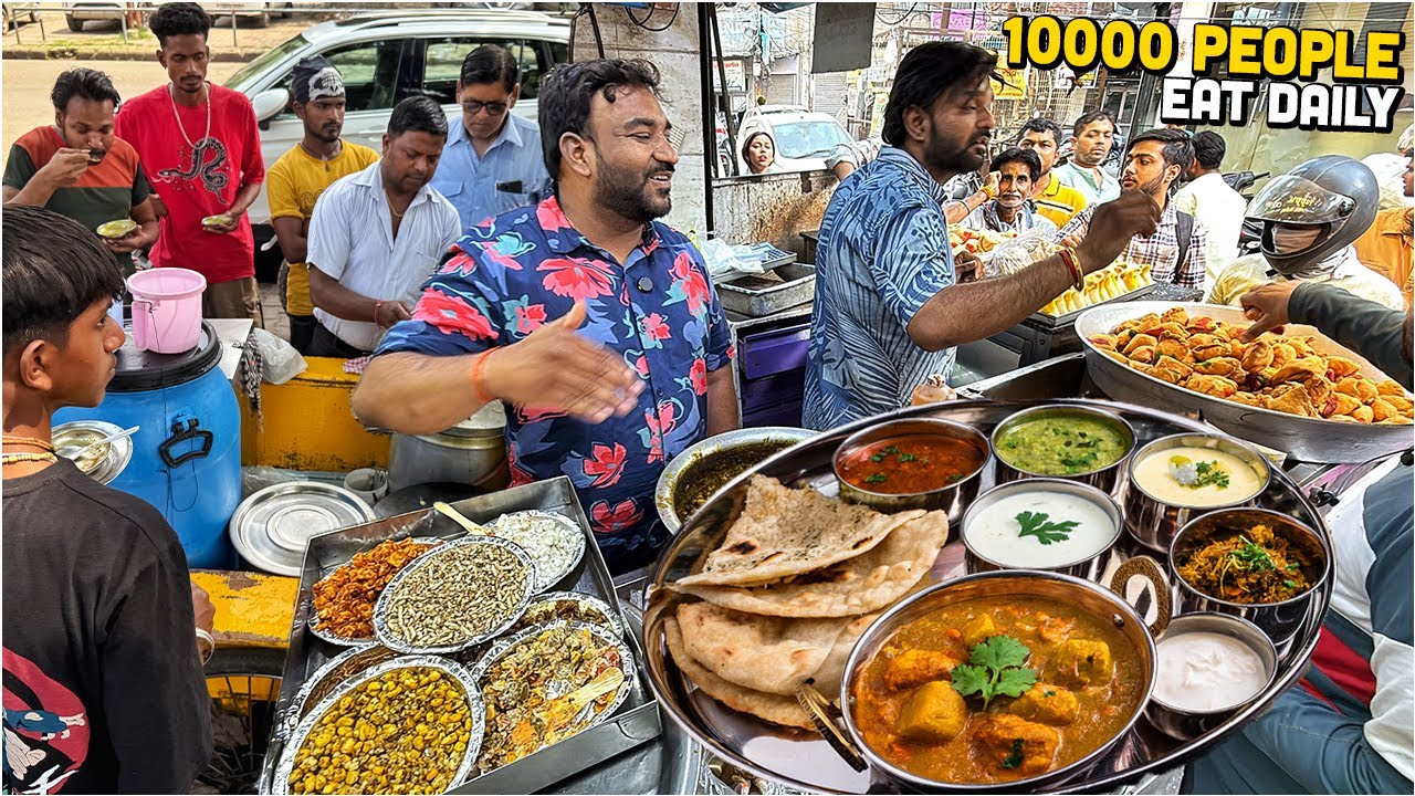 60/- UNLIMITED Masala Best Indian Food 🇮🇳 Paneer Makhani Samosa, Noodles, Sahu Sakode, Gulab Jamun
