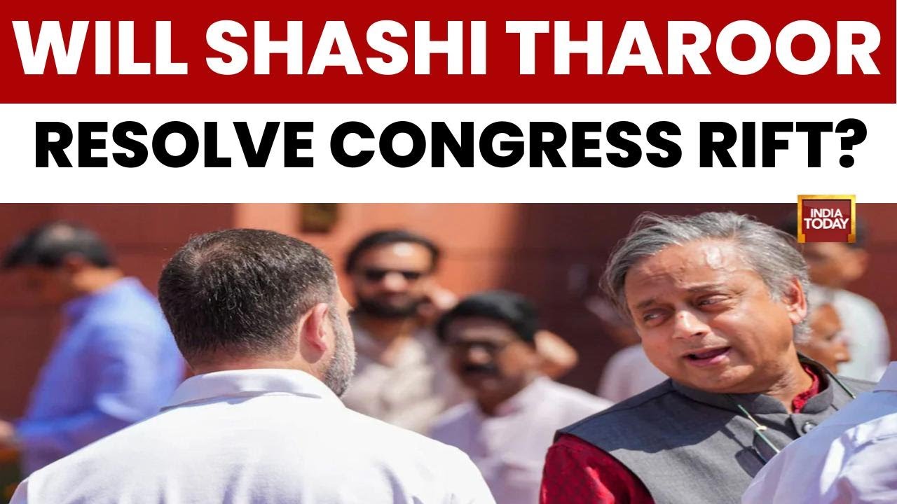 Shashi Tharoor Meets Rahul Gandhi And Mallikarjun Kharge To Resolve Kerala Congress Rift