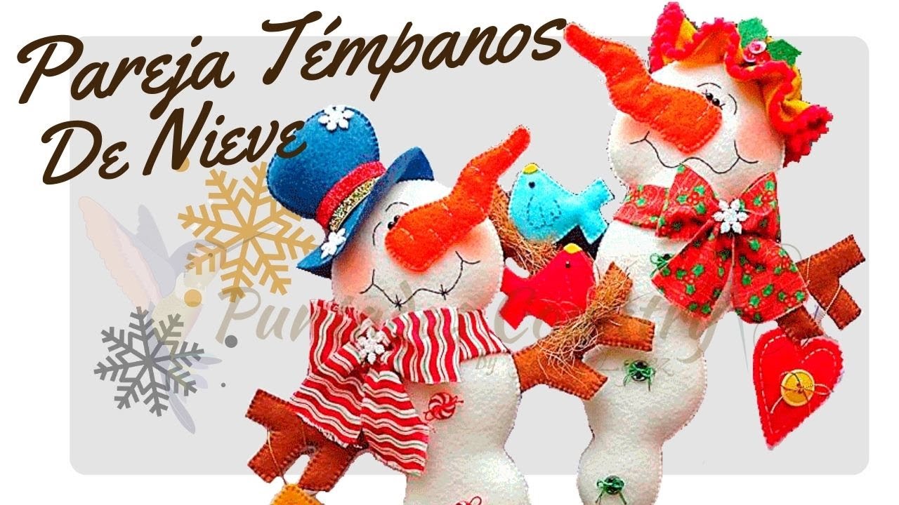 Adornos NAVIDAD Paso A Paso - TÉMPANOS DE NIEVE
