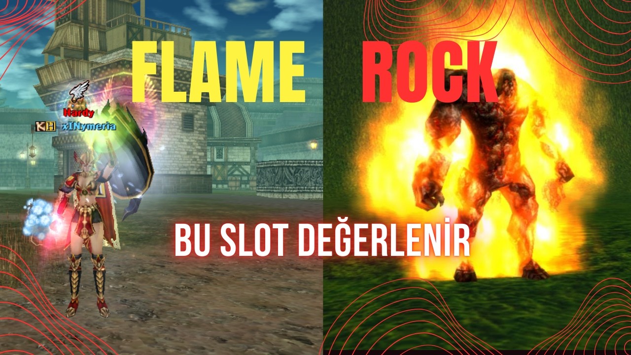 BU SLOT DEĞERLENİR🤑FLAME ROCK SLOTU 💰KAR MI ZARAR MI?💎PANDORA💪Knight Online