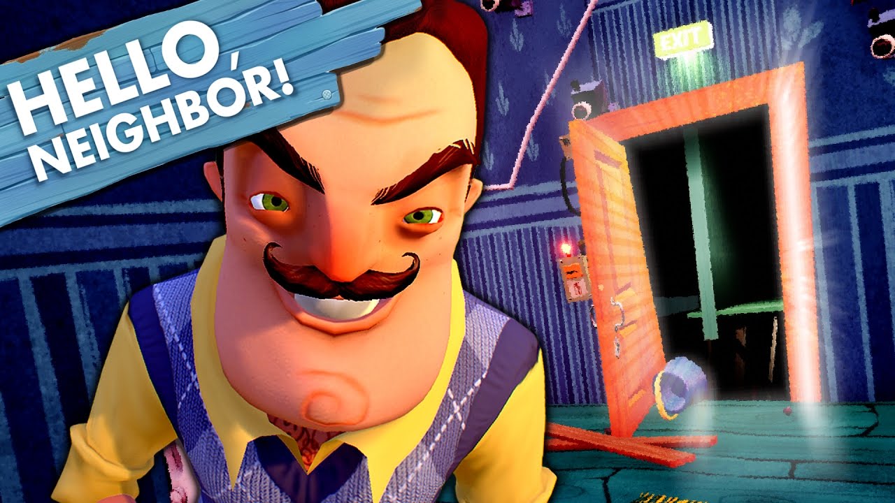SECRETS IN THE NEW BASEMENT! - Hello Neighbor Alpha 4 Gameplay Secrets & ENDING?