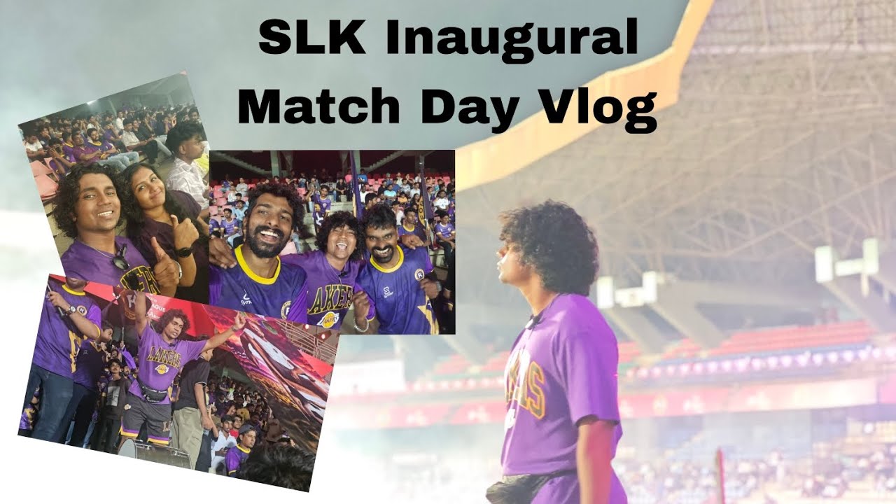 Super League Kerala Inaugural Match Day Vlog | Forca Kochi FC 💜💛 VS Malappuram FC 🧡💙