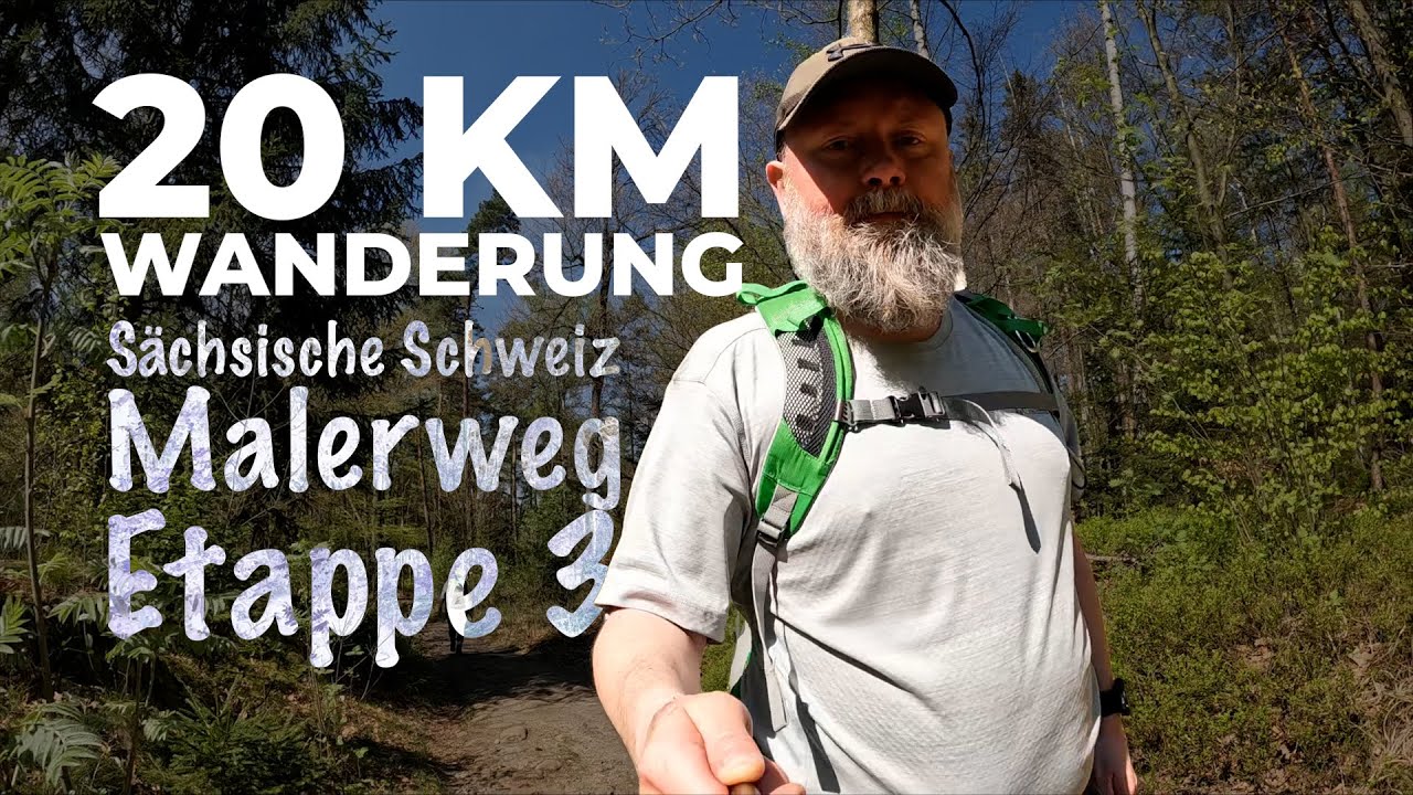 20 km auf dem Malerweg 🏞️ Etappe 3 – Wandern in der Sächsischen Schweiz 🚶‍♂️