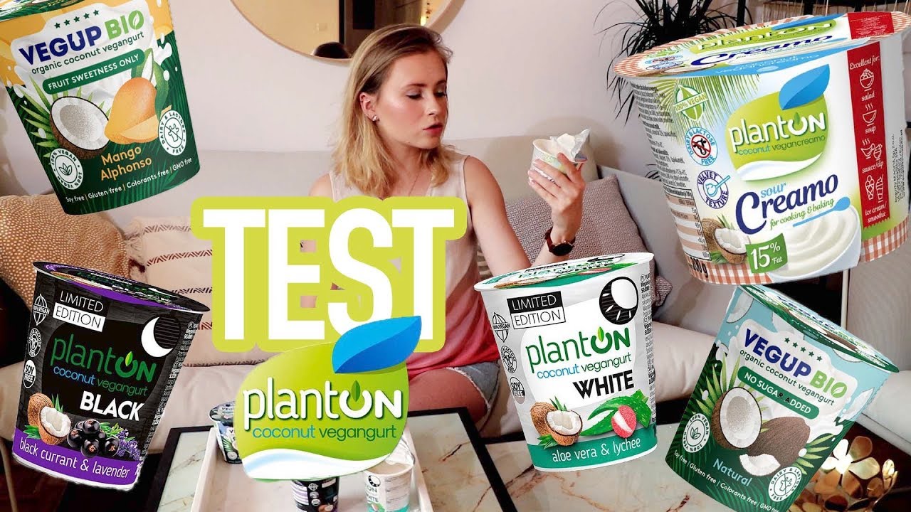 TEST SMAKU: wegańska śmietana, nowe jogurty Planton i VegUp Bio