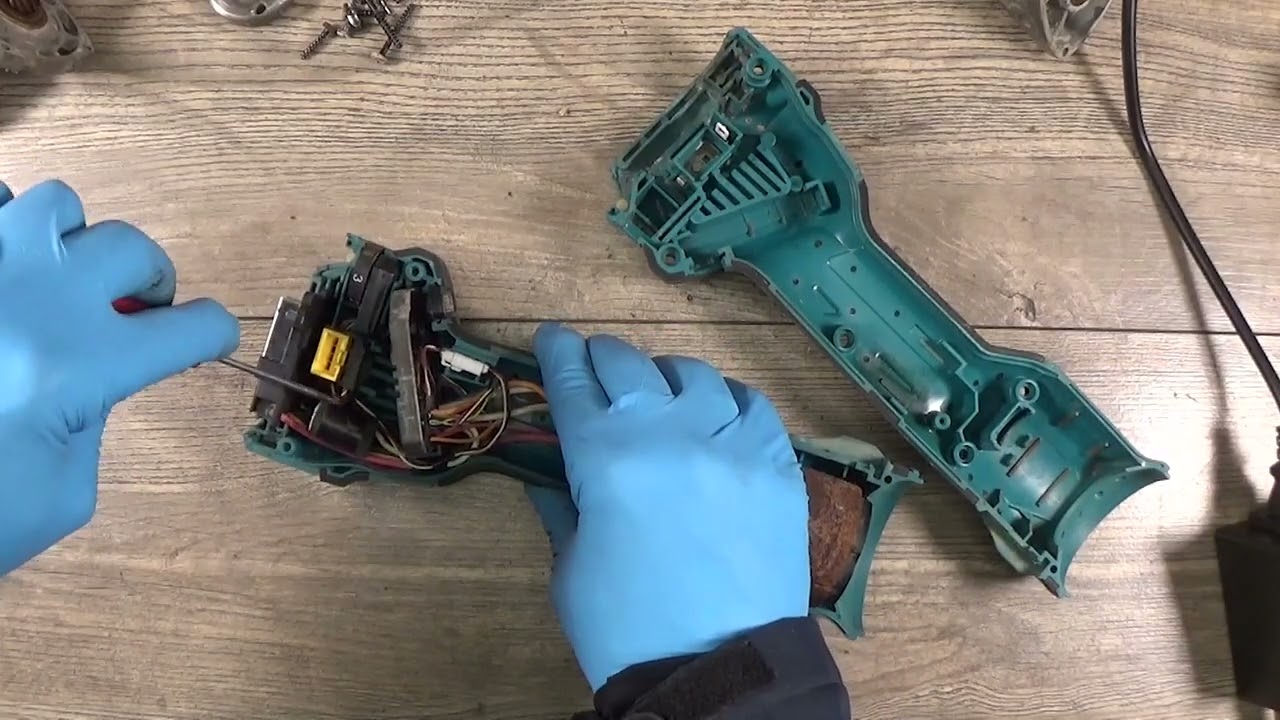 Makita brushless angle grinder stopped working repair