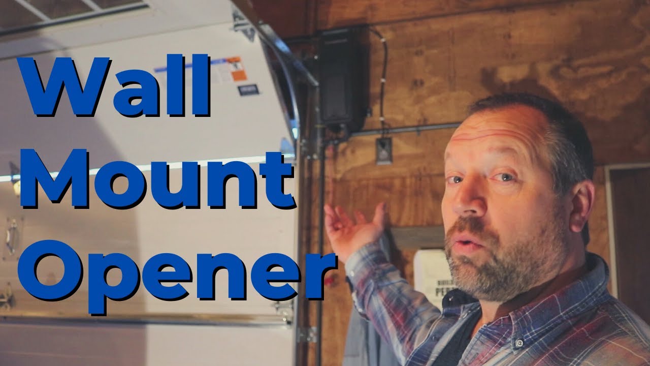 Complete Installation of My Chamberlain RJ020 Wall Mount Garage Door Opener-Same as Liftmaster 8500