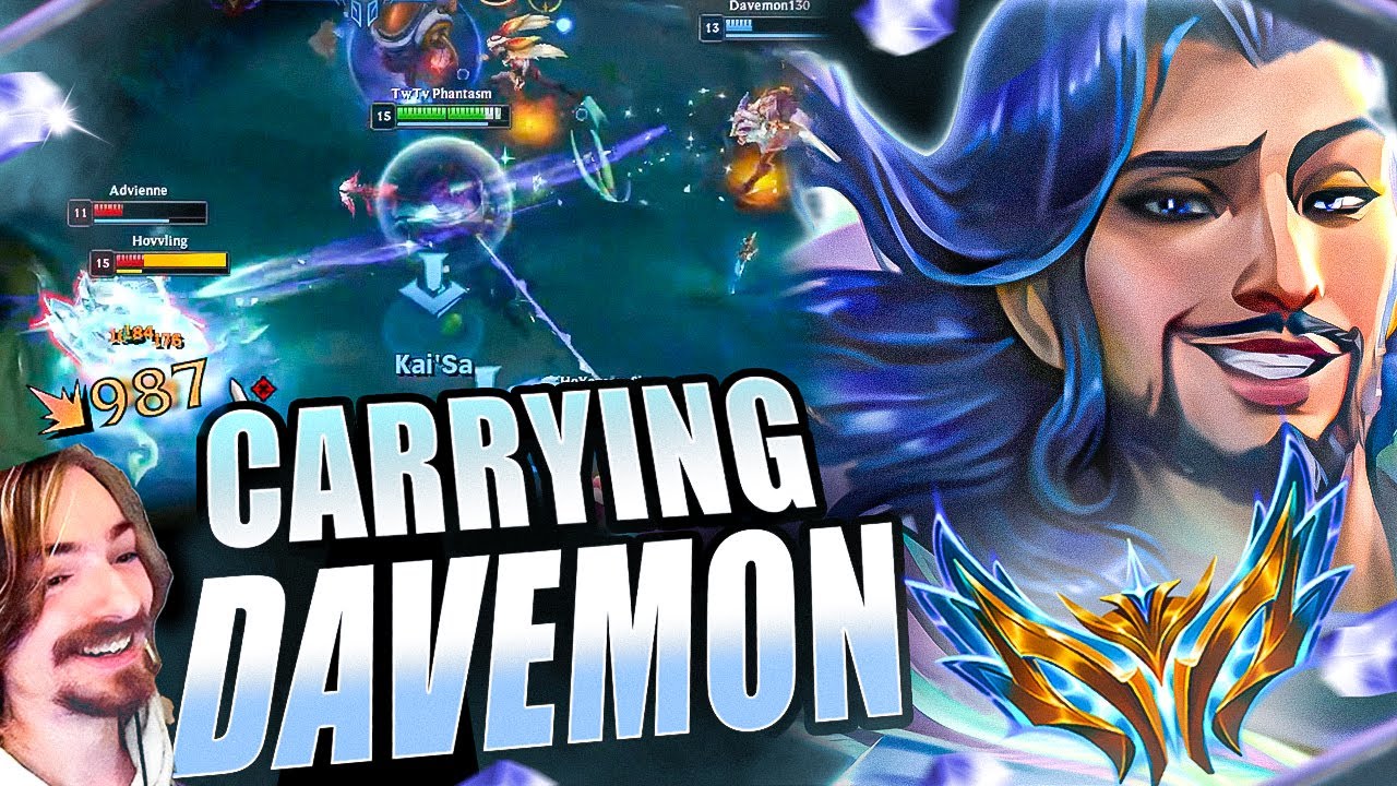 CARRYING DAVEMON IN CHALLENGER...