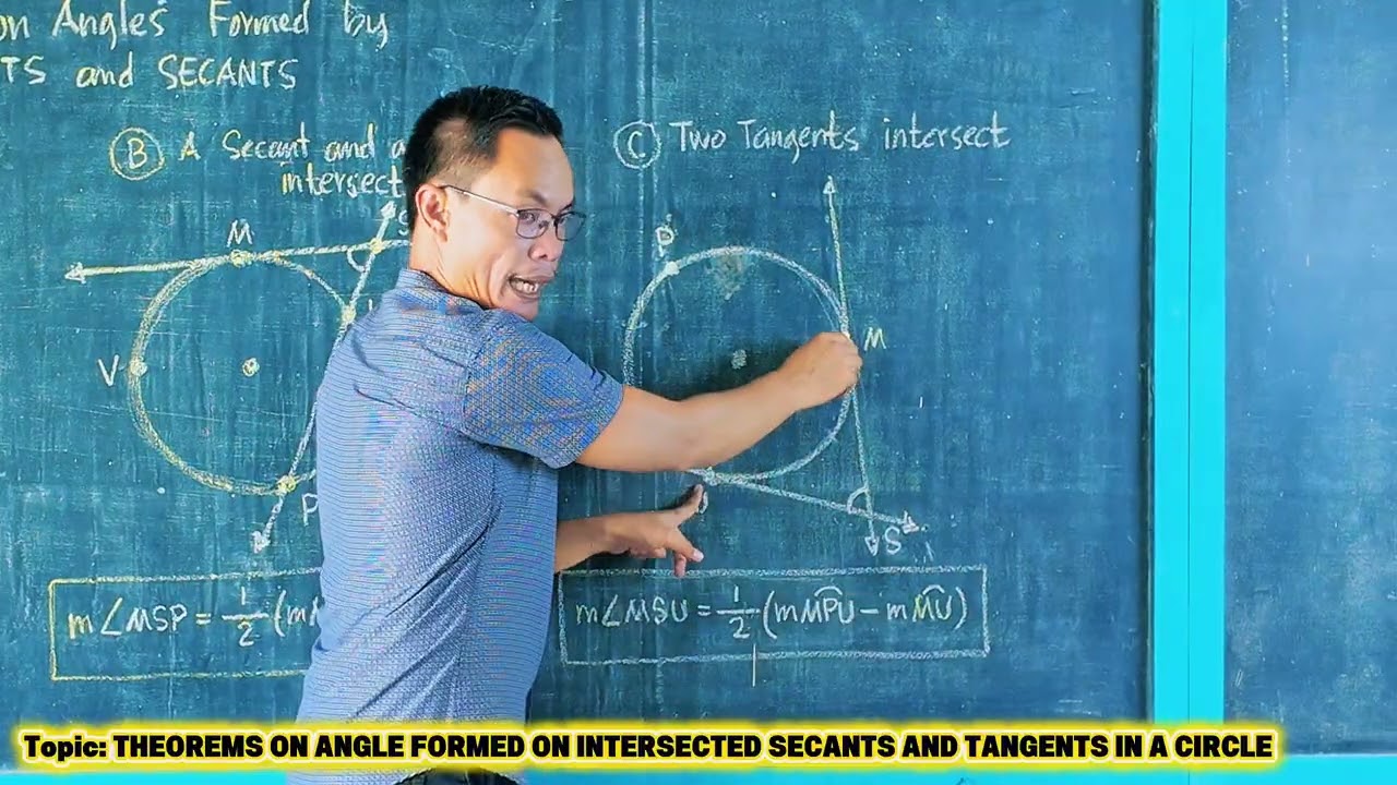 Theorems on Angle Formed on Intersected Secants and Tangents in a Curcle