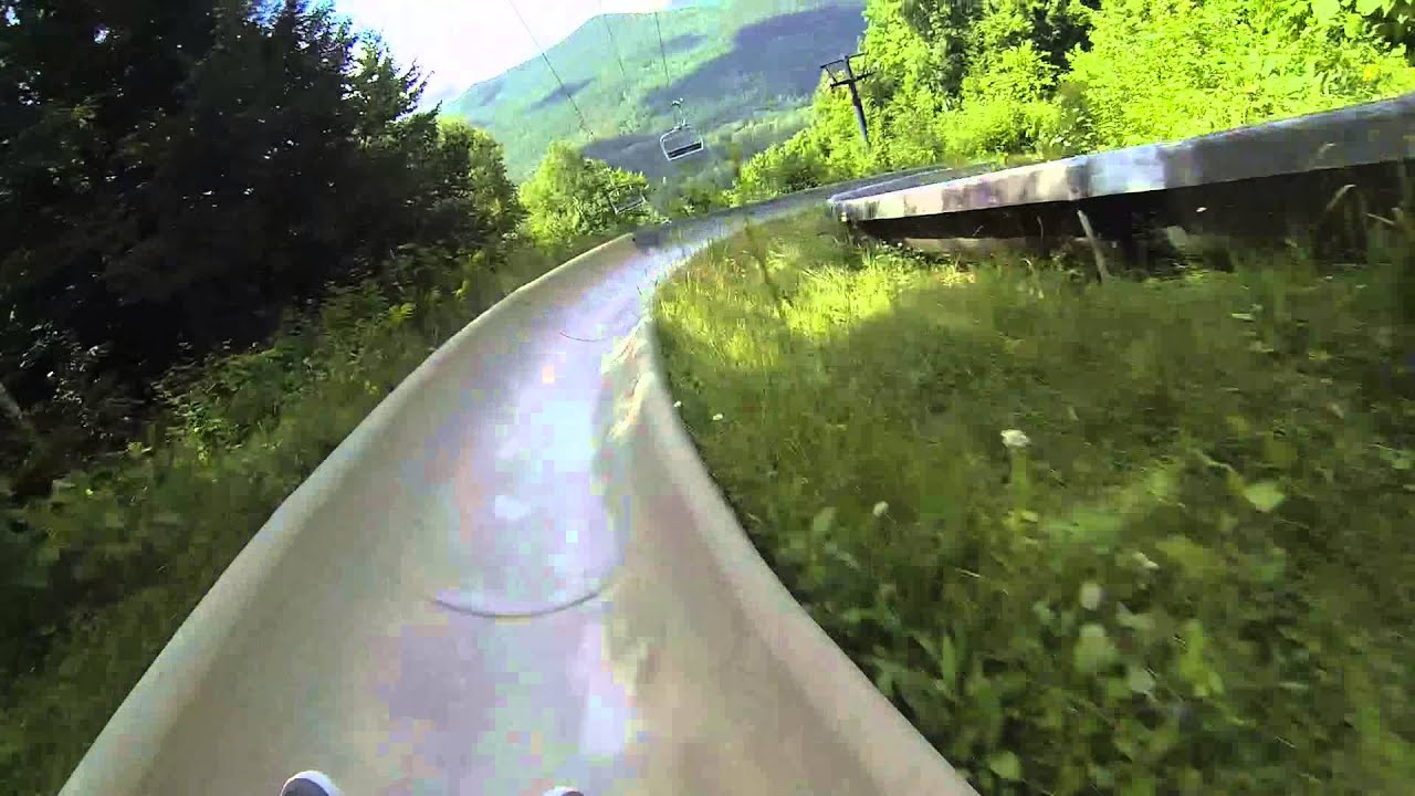 Alpine Slide Attitash CRASH