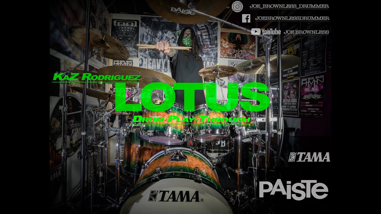 Kaz Rodriguez | 'Lotus' | Drum Play-through | 2020
