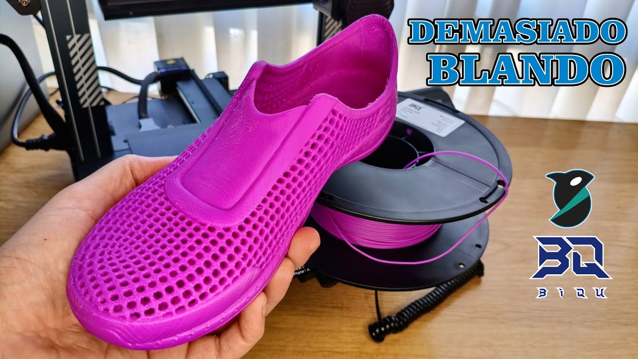 Filamento TPU Morphlex: impresiones FÁCILES y ULTRAFLEXIBLES... ¿Podré imprimir calzado?