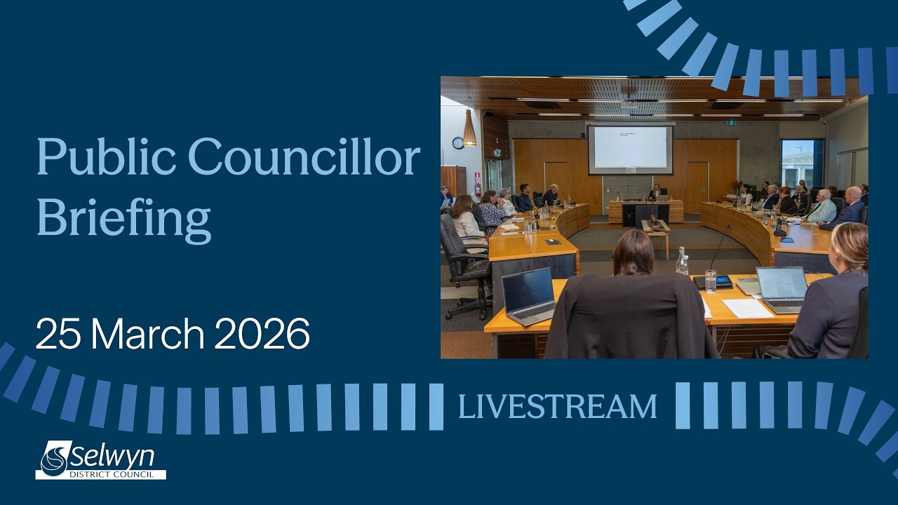 Councillor Briefing 25 March 2026