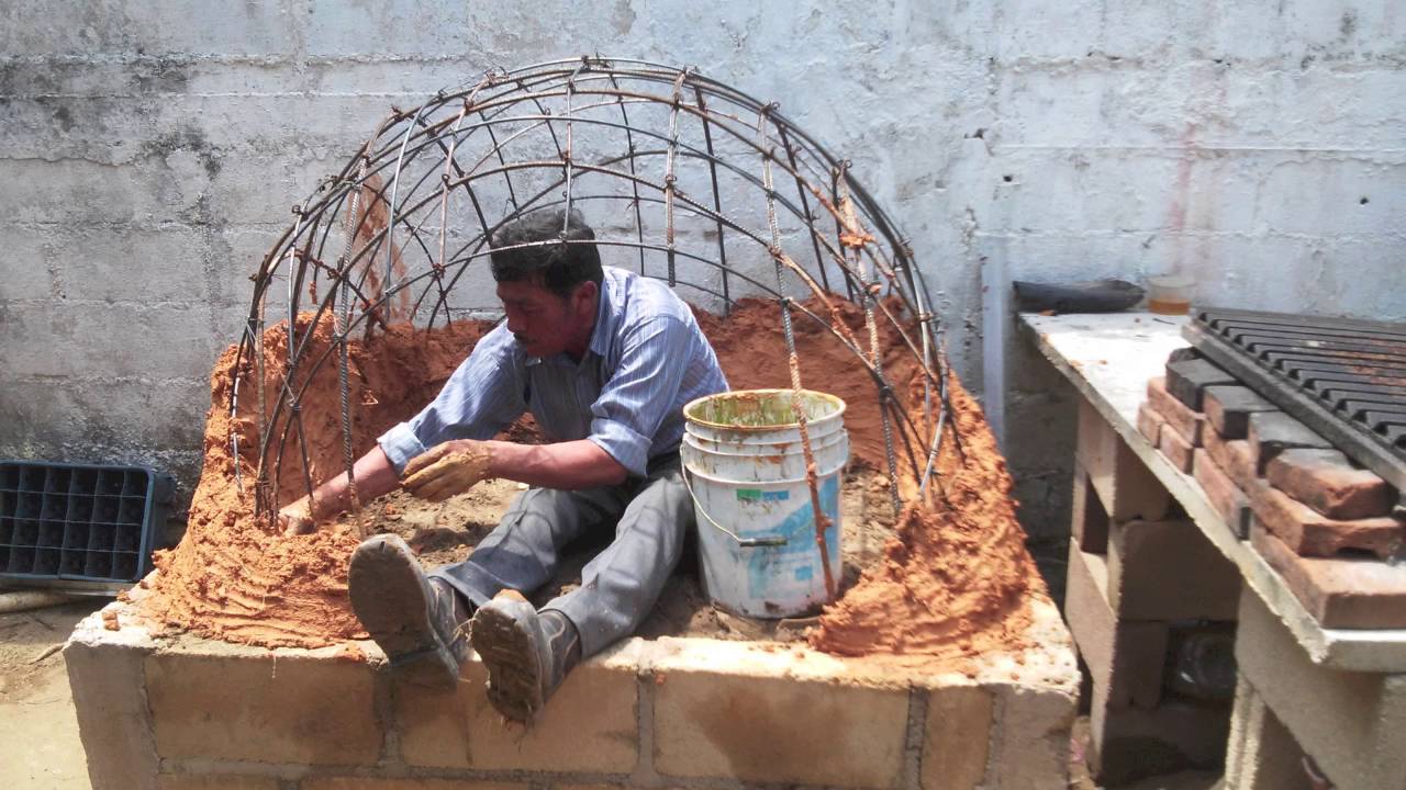 HORNO DE BARRO ARTESANAL PASO POR  PASO