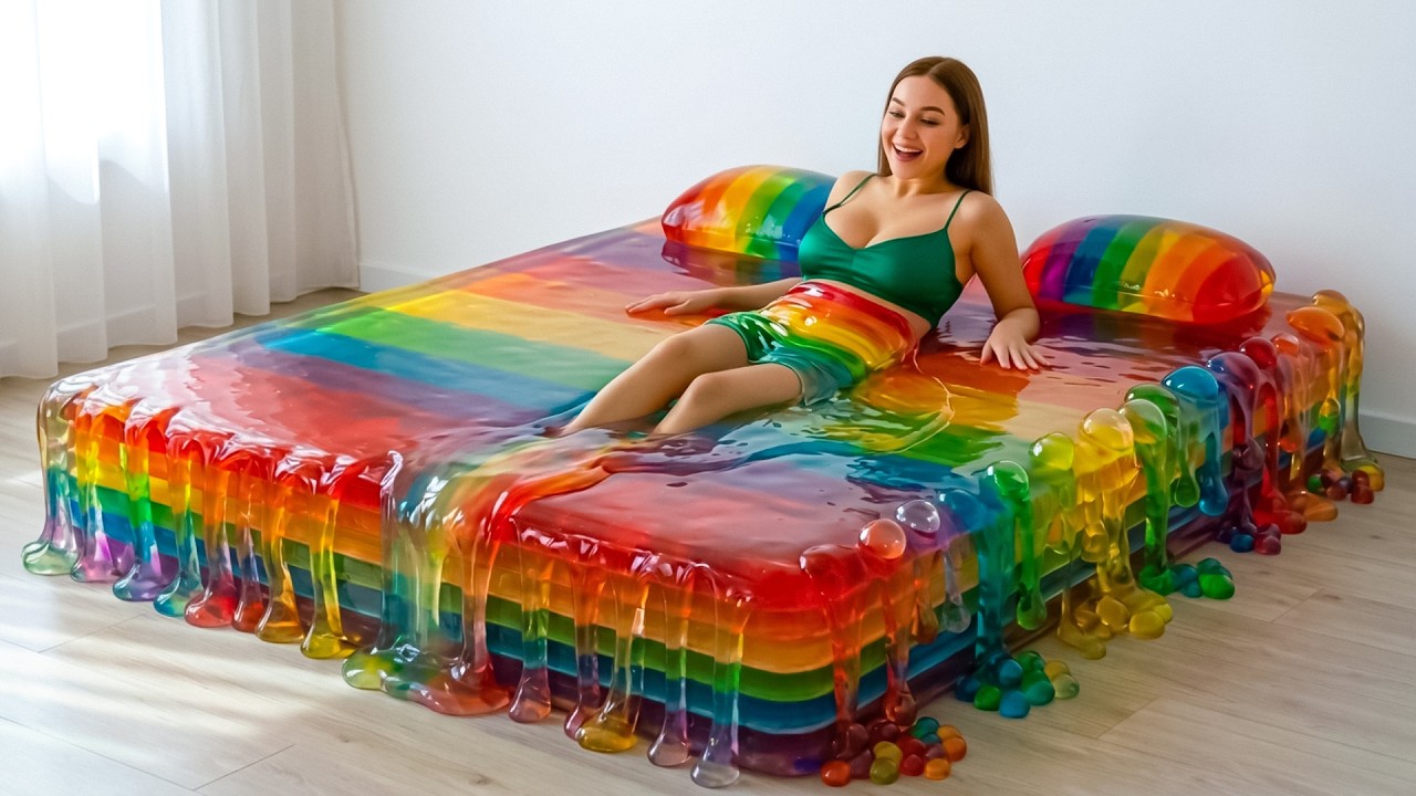 Which Unreal Bed Looks The Most Comfortable? 🌈🛌✨| Unreal Satisfying Oddly Asmr Experience