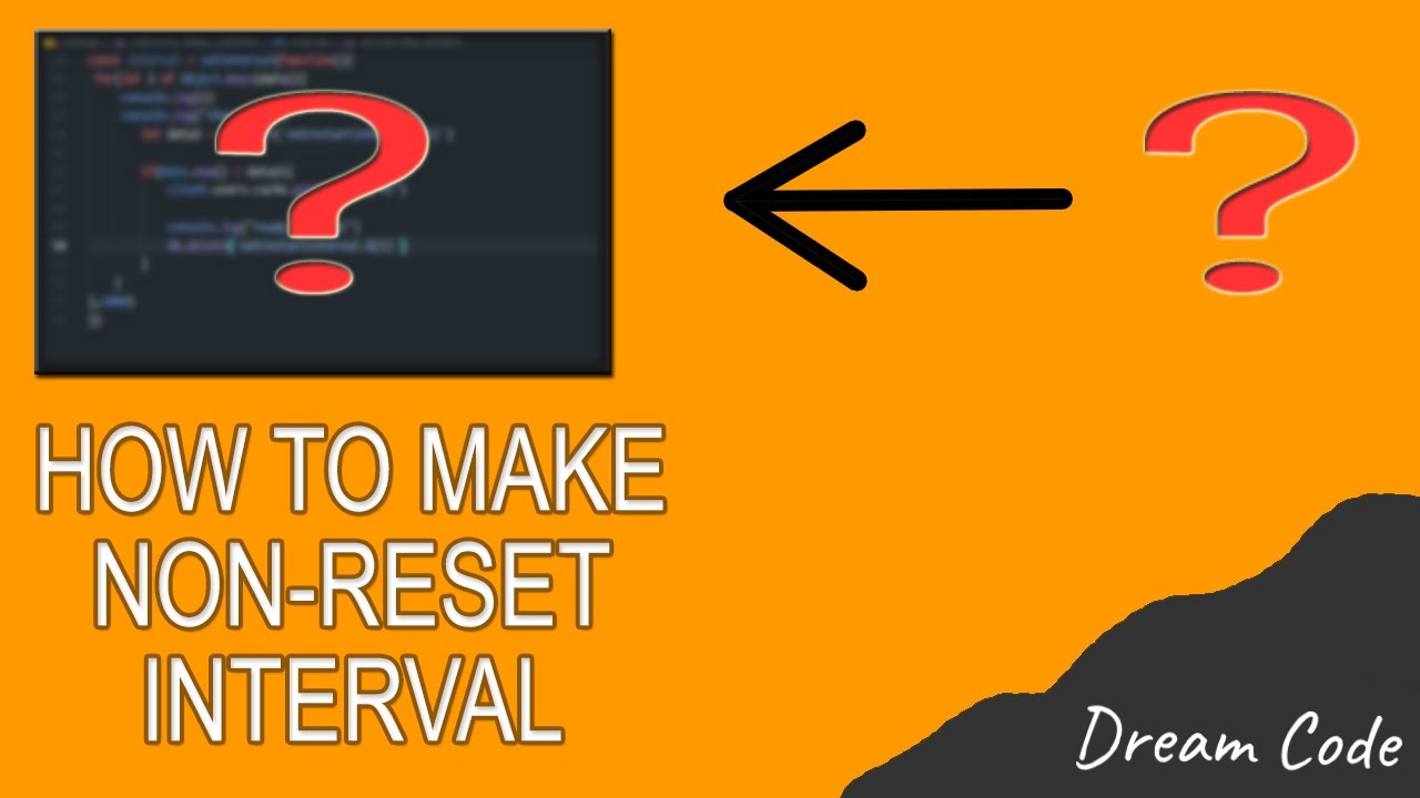 How to make NON RESET INTERVAL (discord.js)