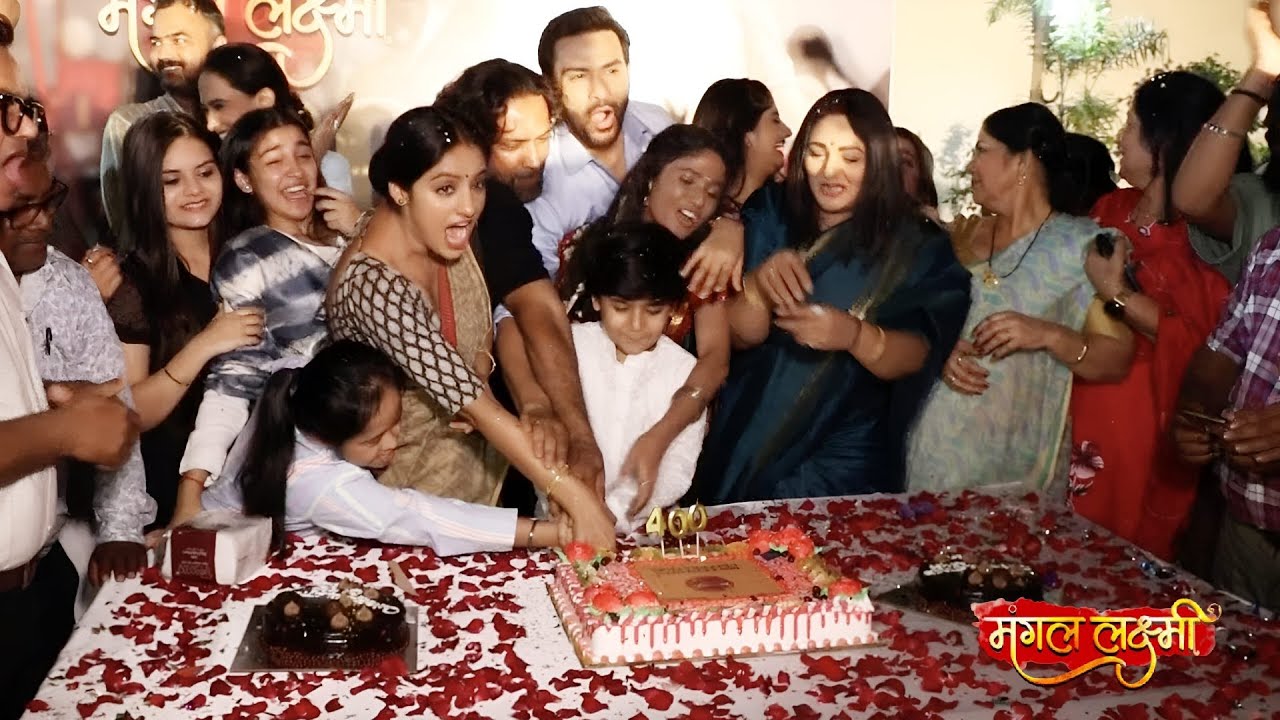 Mangal Lakshmi 400 Episode CAKE Cutting Celebration | Deepika Singh, Naman Shaw, Full Cast