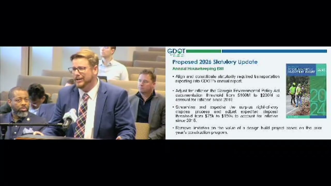 December 2025 State Transportation Committee Meeting