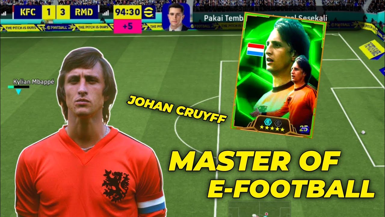 Johan Cruyff Master Of E-FOOTBALL ? 
