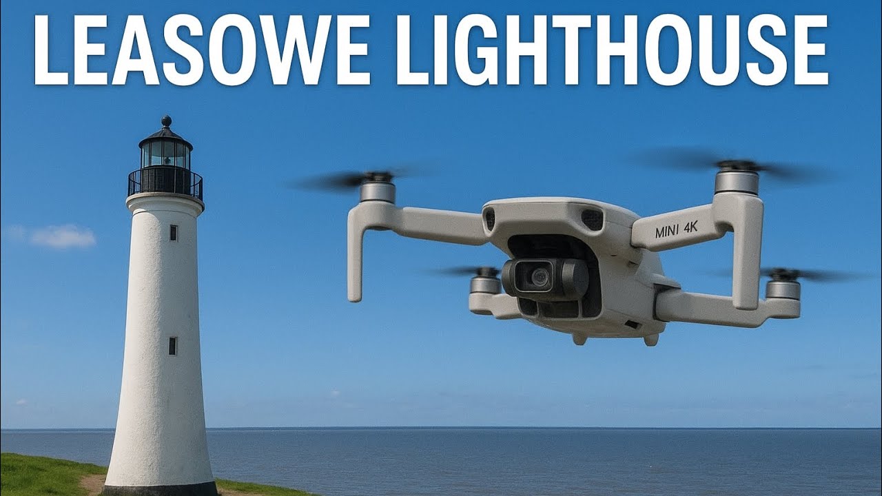 Leasowe Lighthouse Drone Flight | DJI Mini 4K Aerial Views of Wirral & North Wales