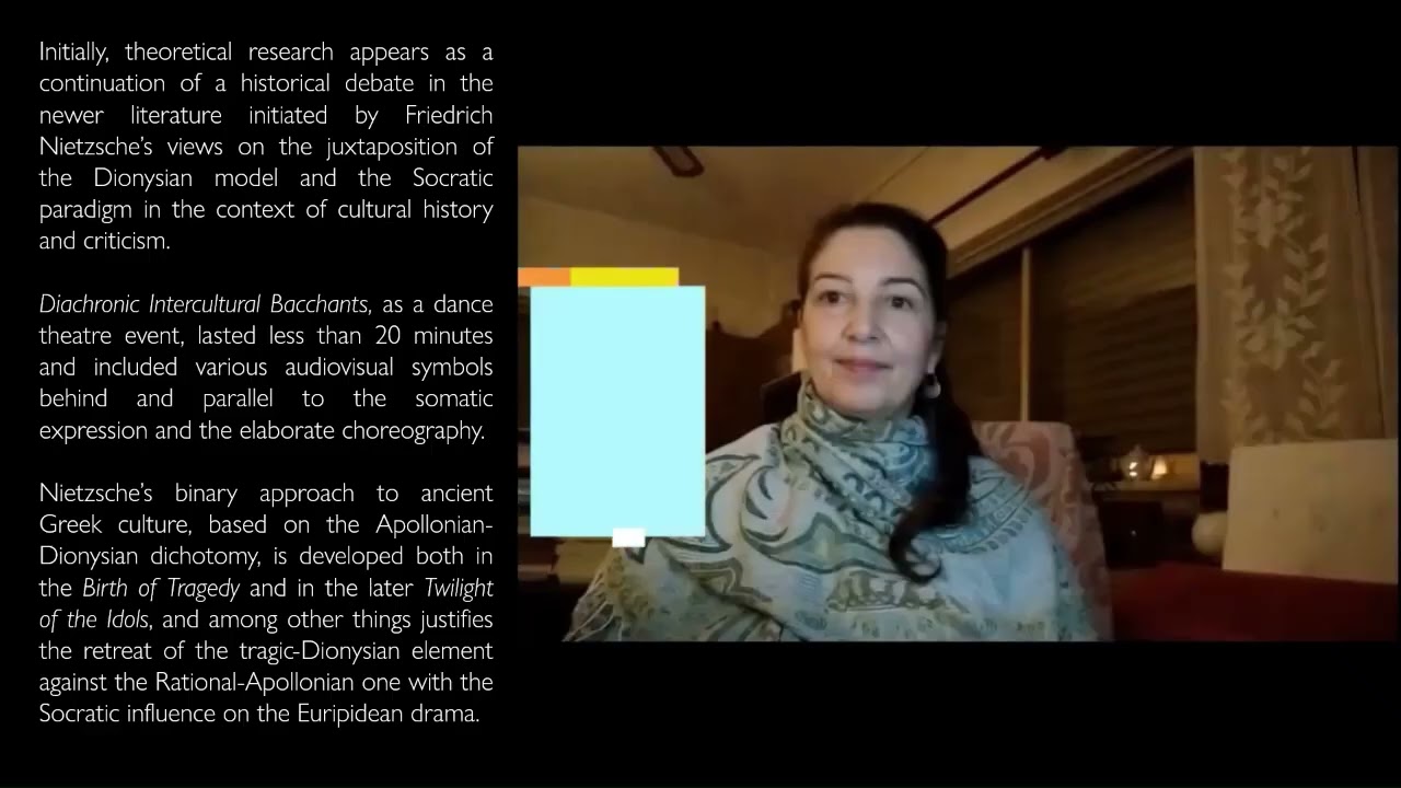 DIACHRONIC & INTERCULTURAL BACCHANTS 2022