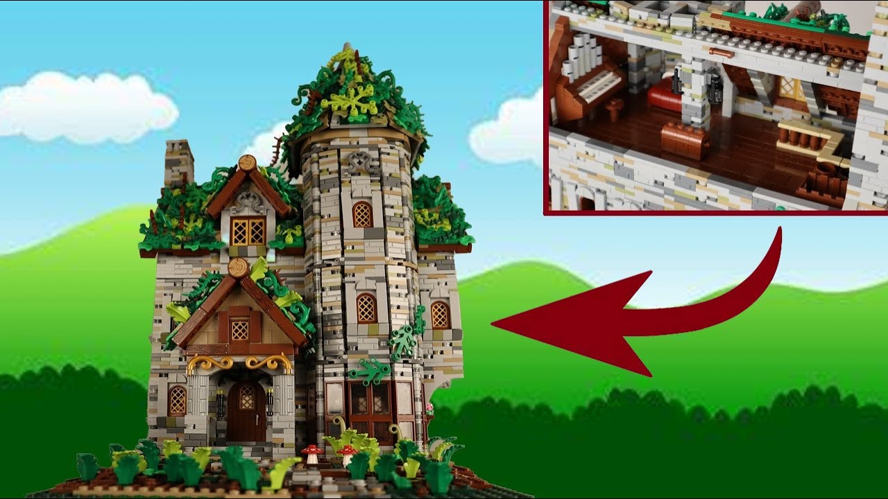 Lego Mystical Mansion MOC Timelapse