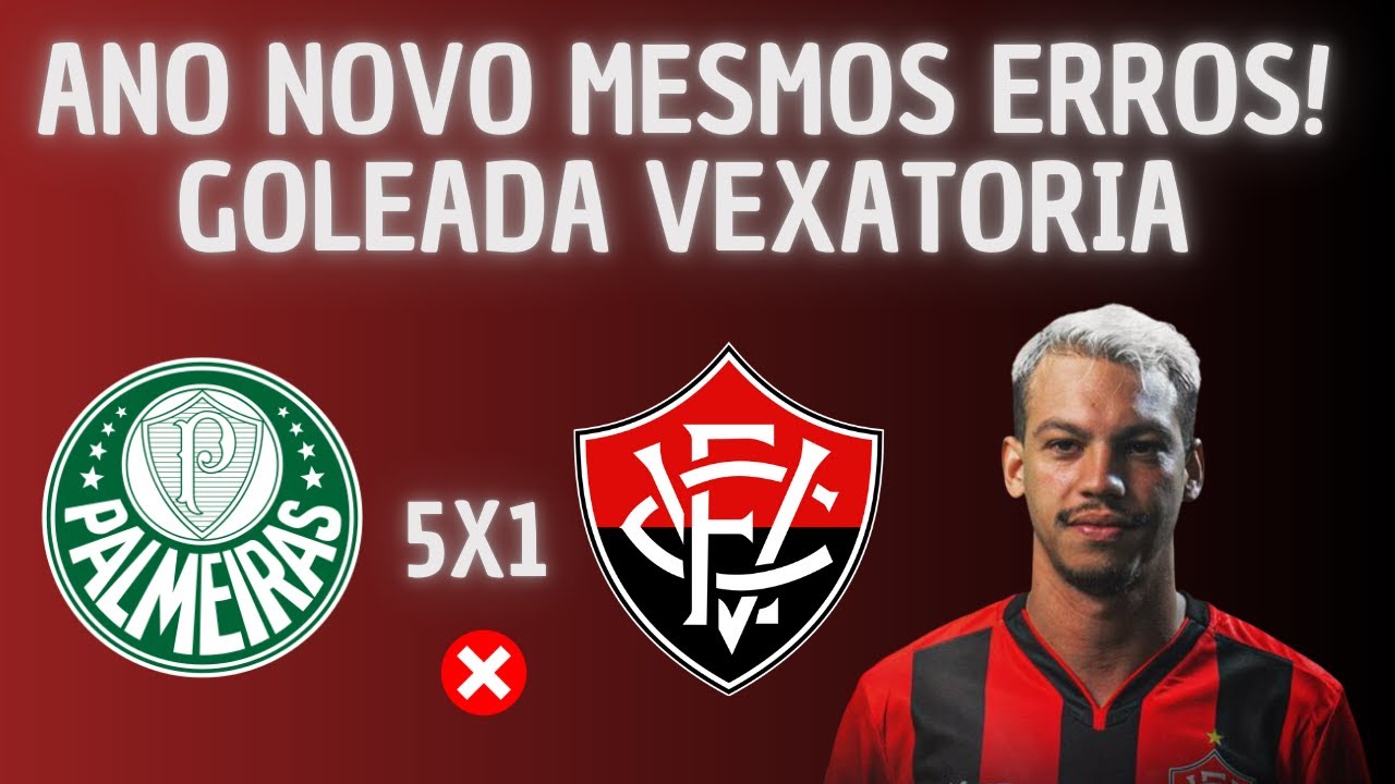 🫡 VITÓRIA É GOLEADO PARA O PALMEIRAS! CHOQUE PARA ACORDAR! [PÓS-JOGO]!👀👍