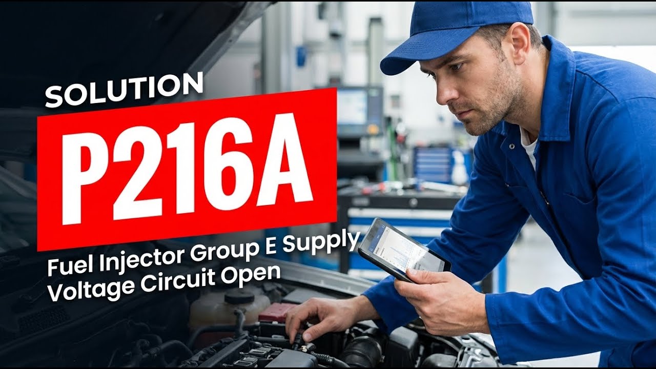 КАК ИСПРАВИТЬ ОШИБКУ P216A OBD II - Обрыв цепи напряжения питания топливной форсунки группы E