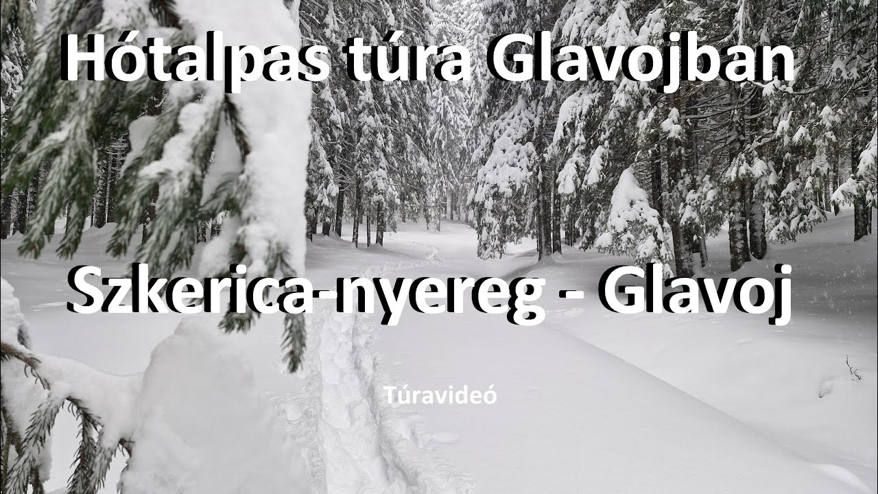 Túravideó: Hótalpas túra Glavojban | Bihar-hegység, Erdélyi-szigethegység, Erdély