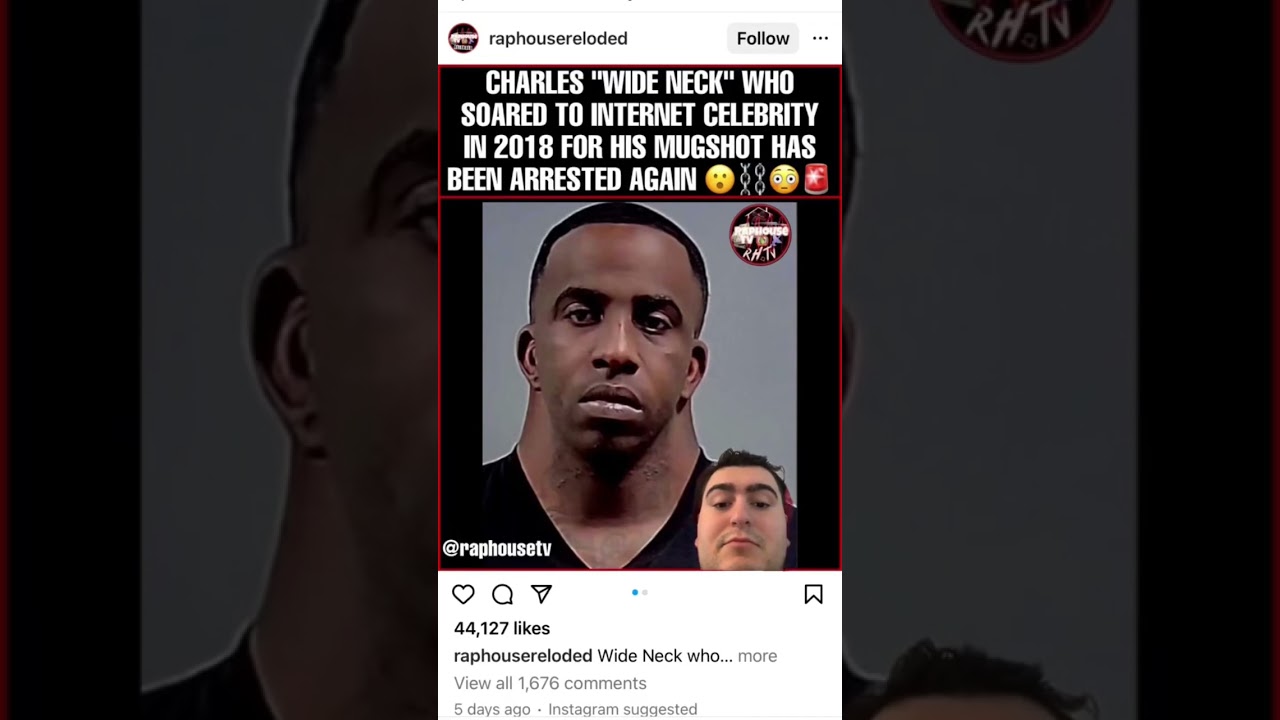 Charles &ldquo;Wide Neck&rdquo; is back in prison 🙏🏼❤️😯 #viral #trending #shorts #funny #music #wideneck