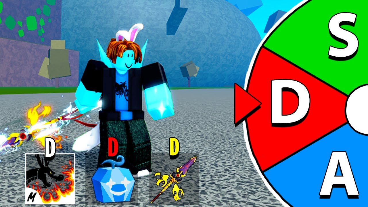 Случайная буква определяет мою сборку в PvP Blox Fruits