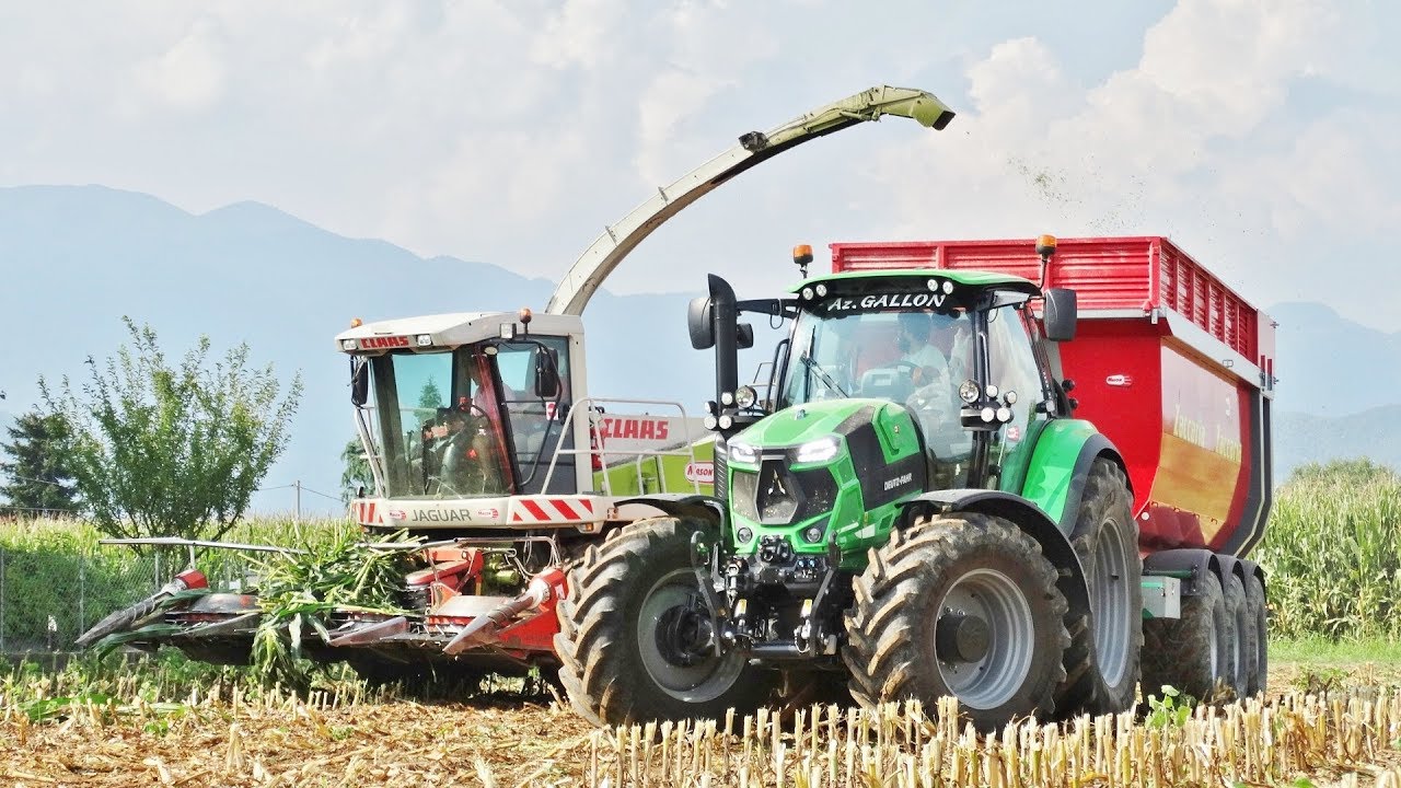 Claas Jaguar 850 Speedstar + Kemper Champion 4500 | SDF Tractors | GALLON & DA ROS