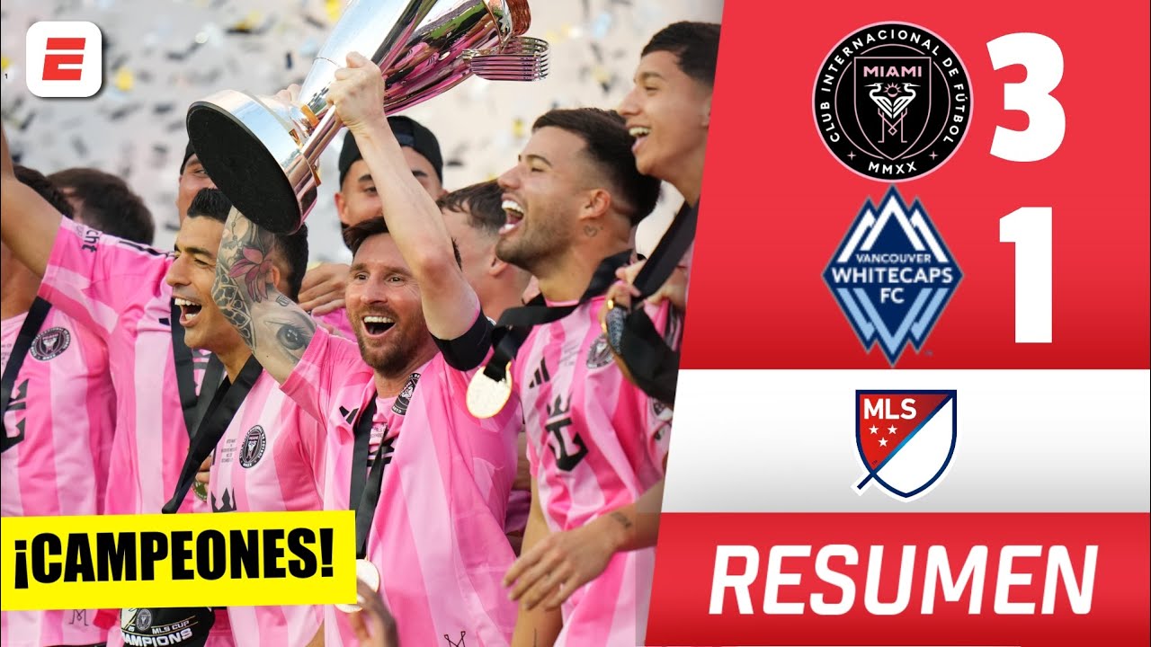 MESSI e INTER MIAMI CAMPEONES DE LA MLS por PRIMERA VEZ. El mejor del MUNDO lo HIZO de NUEVO | MLS