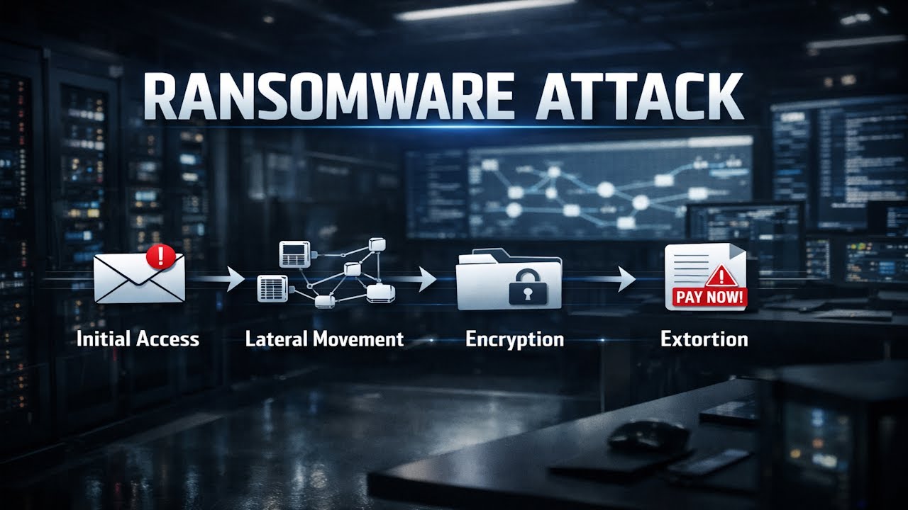 Anatomía de un ataque de ransomware: paso a paso