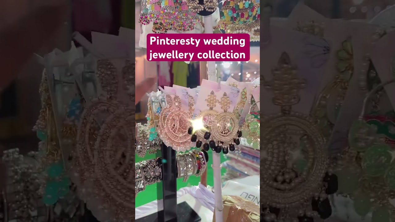 Pinterest inspired viral wedding earrings collection must have jewellery dont miss❌comment meesho