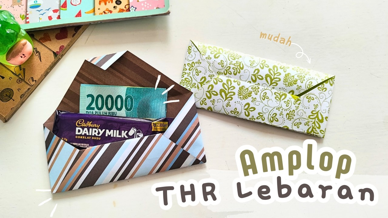 Идеи для изготовления праздничных конвертов THR из бумаги для оригами || Конверт THR № 14 - Празд...