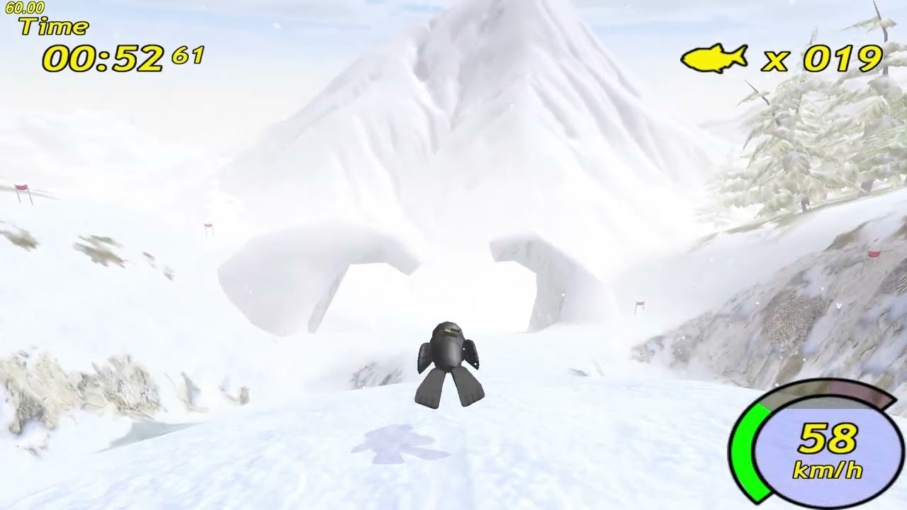 Tux Racer (2000) - PC Gameplay / 1080p / Intel HD Graphics 4600 / Linux