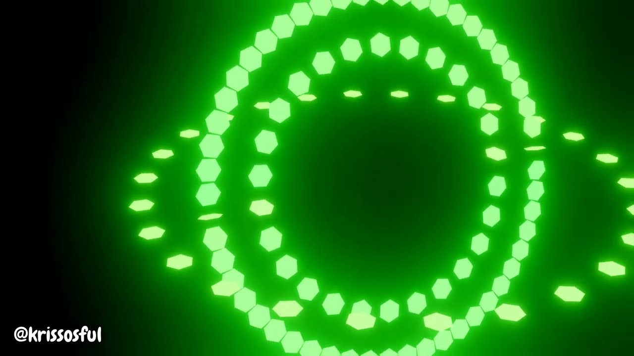 Particle System Animation with Hexagon 
