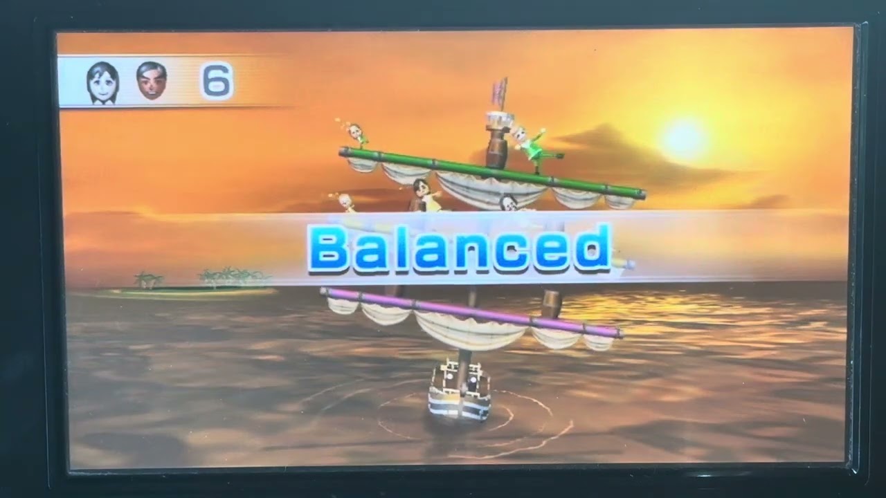 Wii Party Balance Boat Double Up losing every mini game (All Difficulties)
