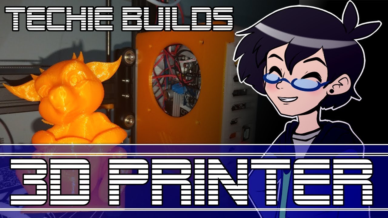 Techie Builds | 3D Printer - Model Dragon Pen Holder!