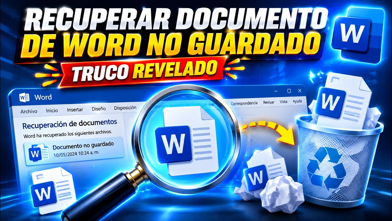 Como Recuperar Archivo de Word NO Guardado en 2025 ✅