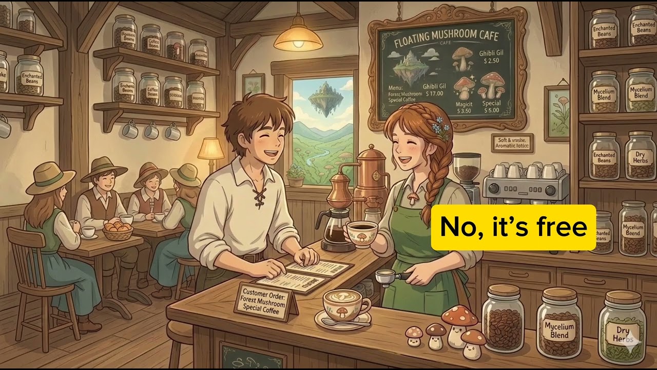 At the Coffee Shop | English Speaking Practice for Beginners | Easy English Conversation