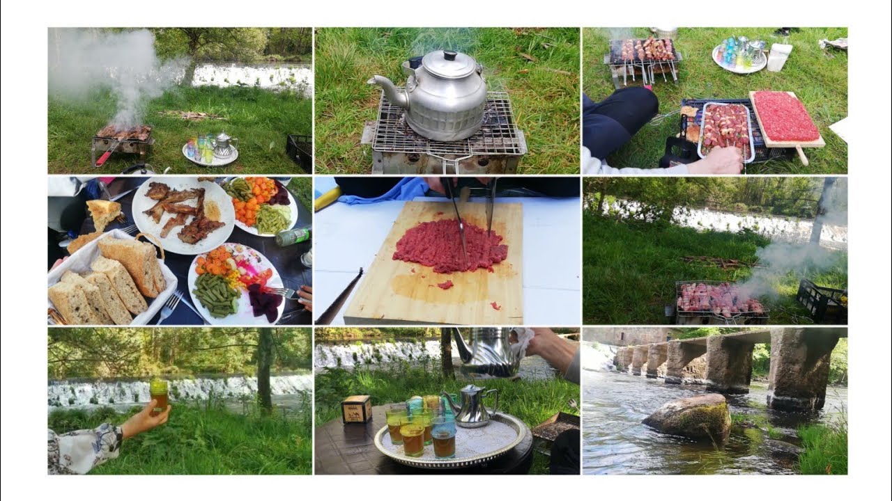 تحضيرات للخروج في نزهة مع العائلة للطبيعة للتفسح والاستمتاع بالمناضر الطبيعية 😍🌳