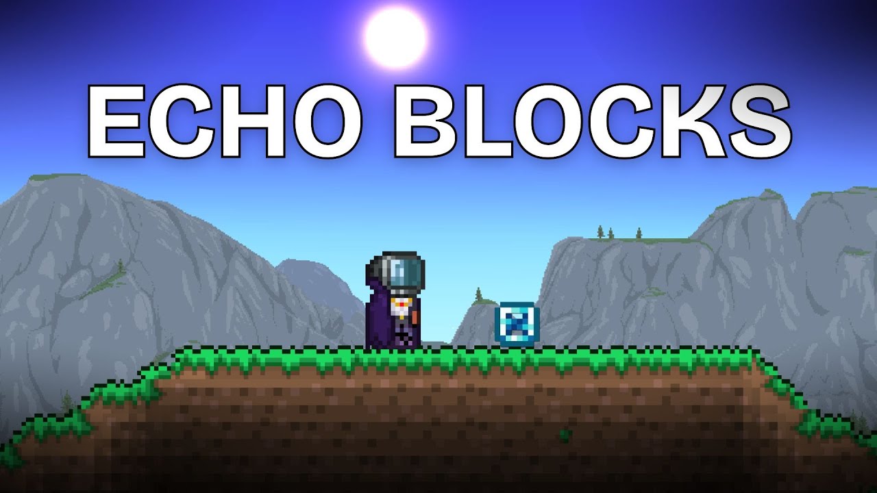 How To TROLL People With Echo Blocks in Terraria