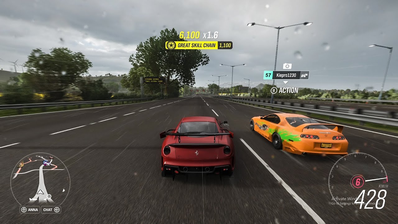 Ferrari 599XX-2010 VS Toyota Supra (400km\h+) | Forza Horizon 4