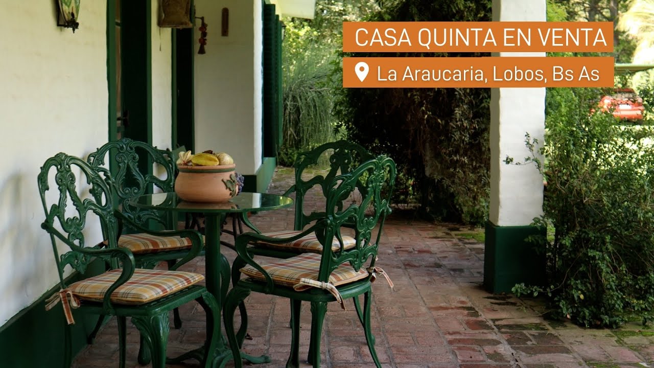 - VENDIDA - Hermosa casa quinta estilo campo en La Araucaria, Salvador María, Lobos, Bs As.