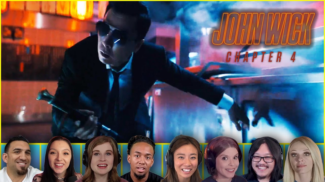 Reactors Reacting to CAIN USING MOTION SENSORS | John Wick: Chapter 4 (2023)
